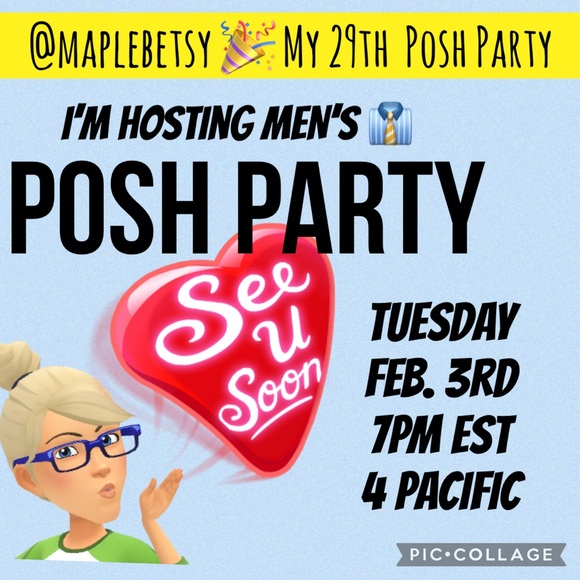 Hand Crafted Other - I’m hosting another posh party Tuesday 2/3 Best in Men’s 🎉